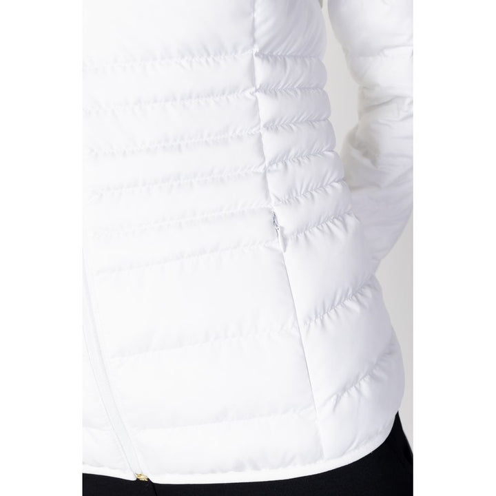 EA7 Emporio Armani White Polyester Jackets & Coat