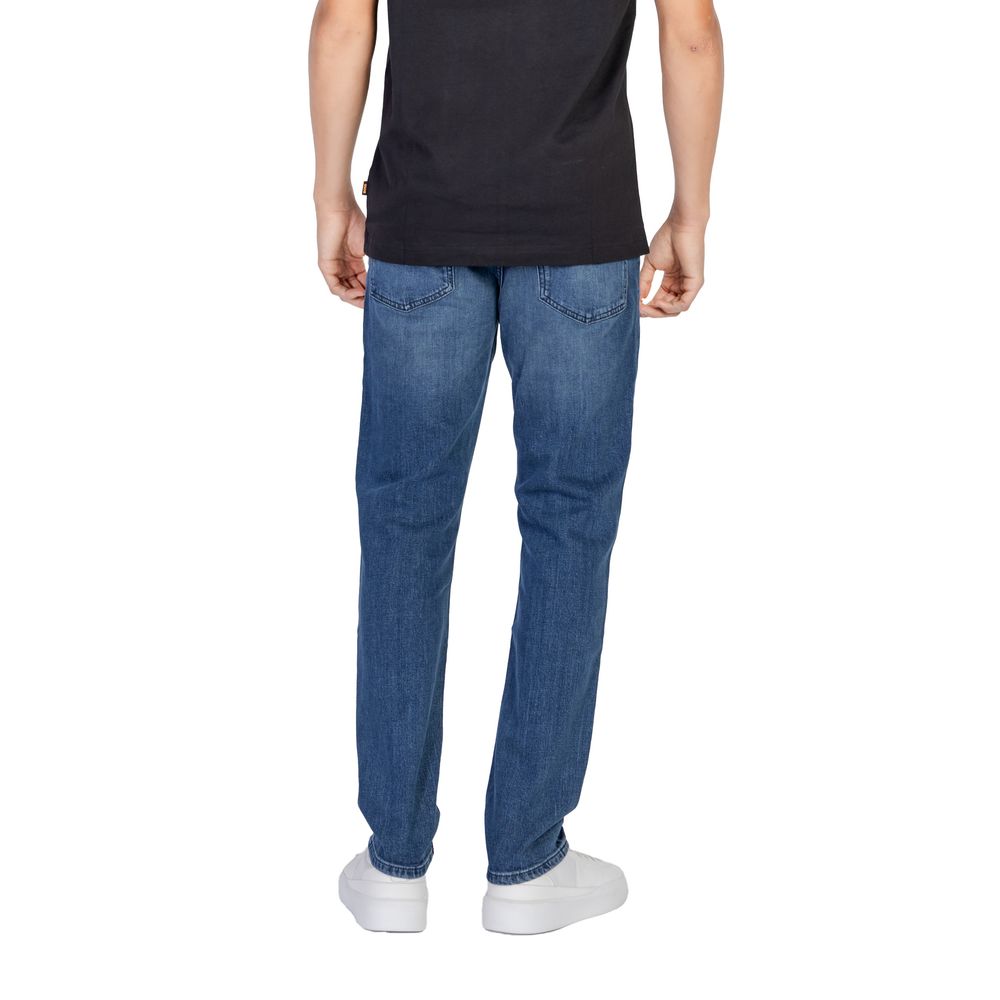 Hugo Boss Blue Cotton Jeans & Pant