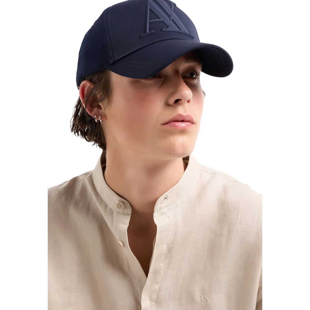 Armani Exchange Blue Polyester Hats & Cap