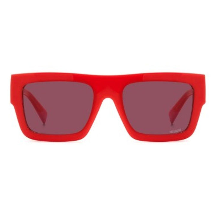 Missoni Red Plastic Sunglasses