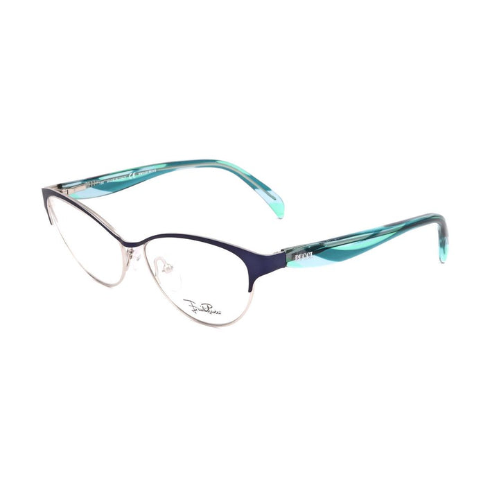 Emilio Pucci Silver Metal Frames