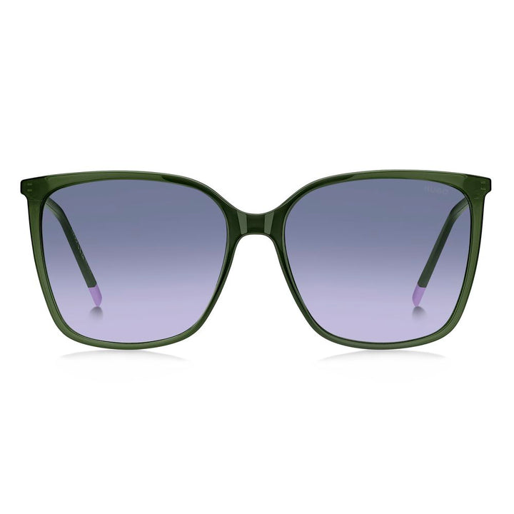 Hugo Boss Green Resin Sunglasses