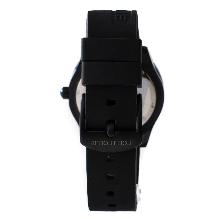 Folli Follie Black Silicone Watch