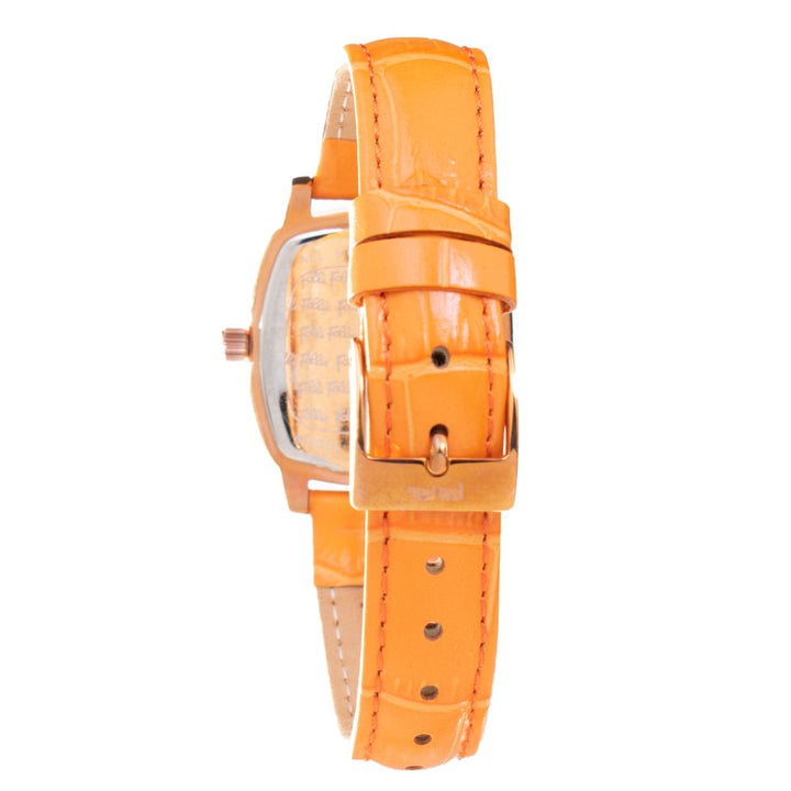 Folli Follie Orange Leather Watch