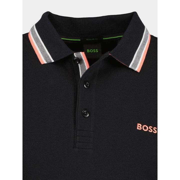 Hugo Boss Black Cotton Polo Shirt