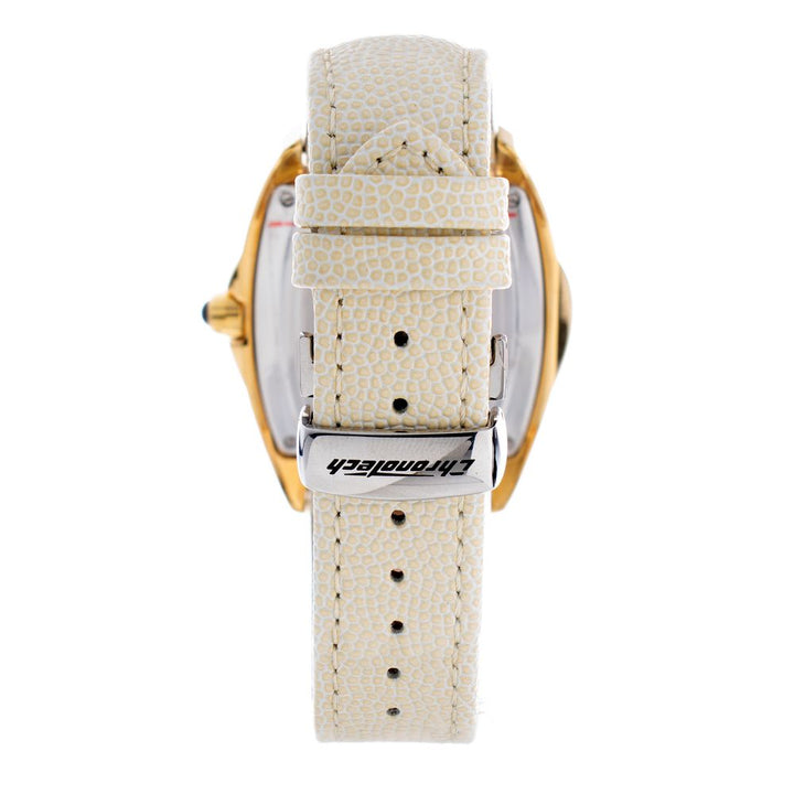 Chronotech Beige Leather Watch