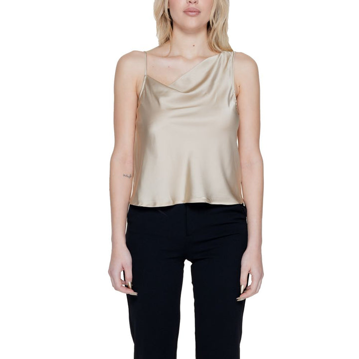 Only Gold Polyester Tops & T-Shirt