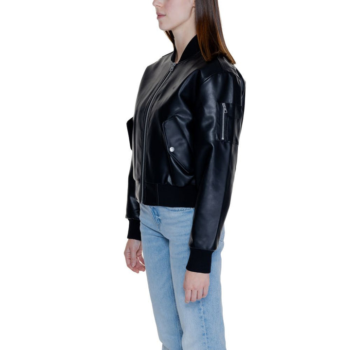 Calvin Klein Jeans Black Polyethylene Jackets & Coat