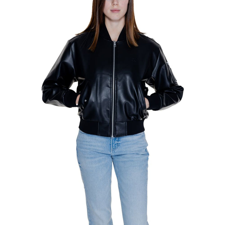 Calvin Klein Jeans Black Polyethylene Jackets & Coat