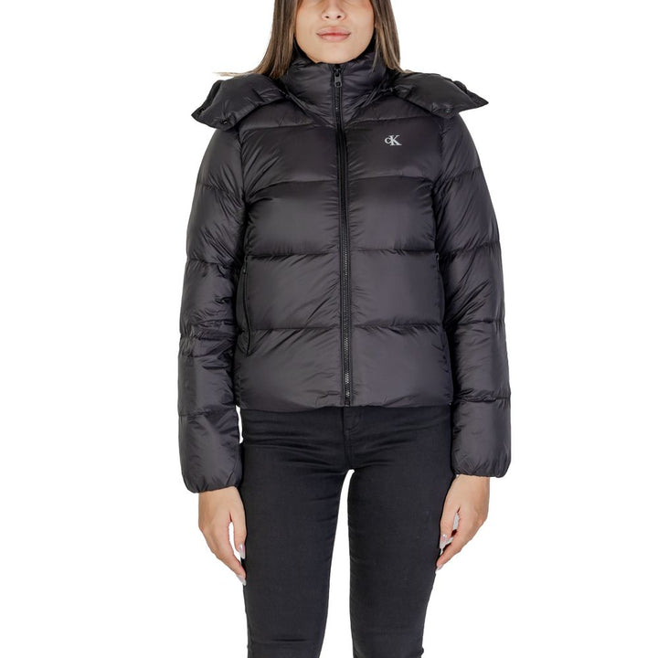 Calvin Klein Jeans Black Polyamide Jackets & Coat