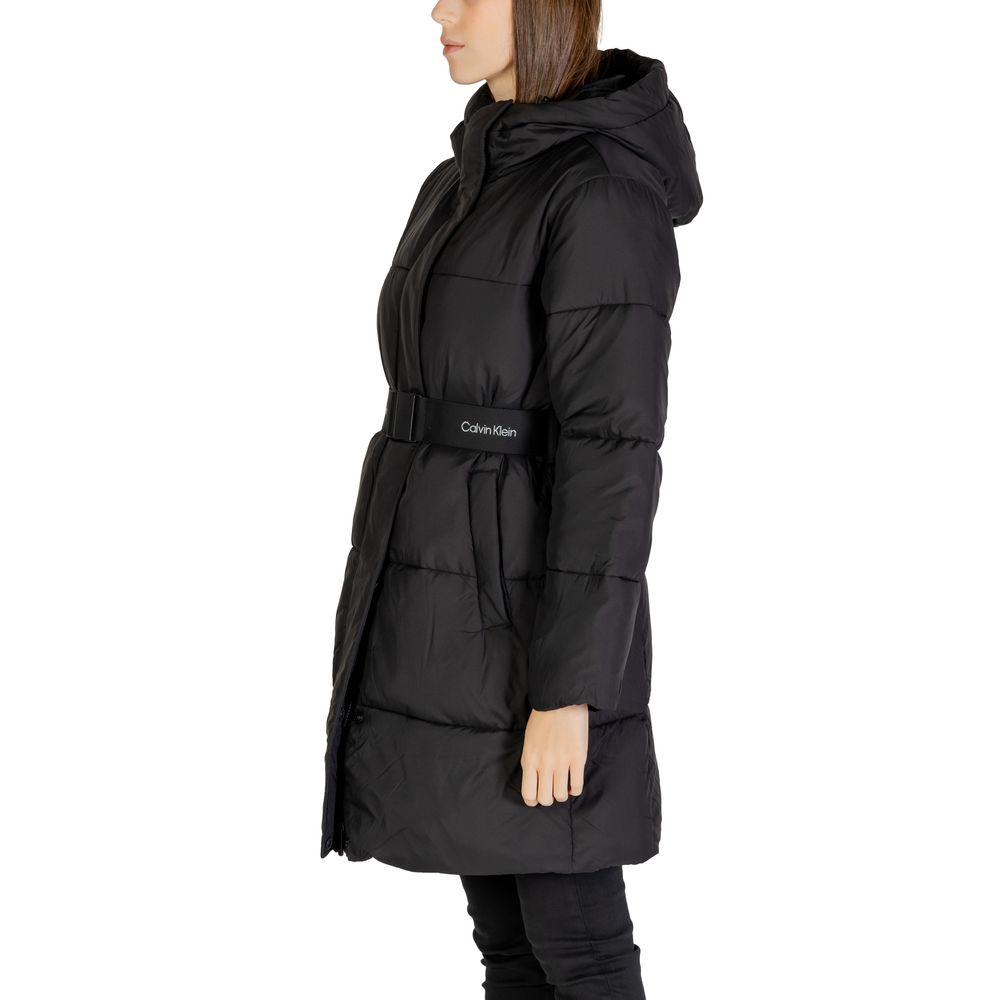 Calvin Klein Jeans Black Nylon Jackets & Coat