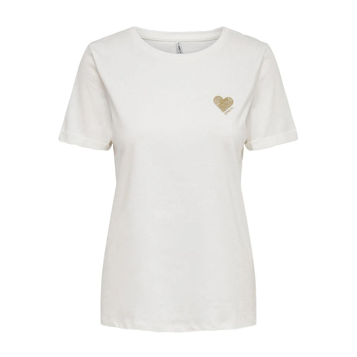 Only White Cotton Tops & T-Shirt