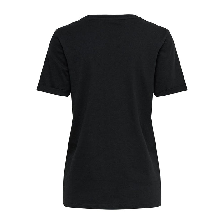 Only Black Cotton Tops & T-Shirt