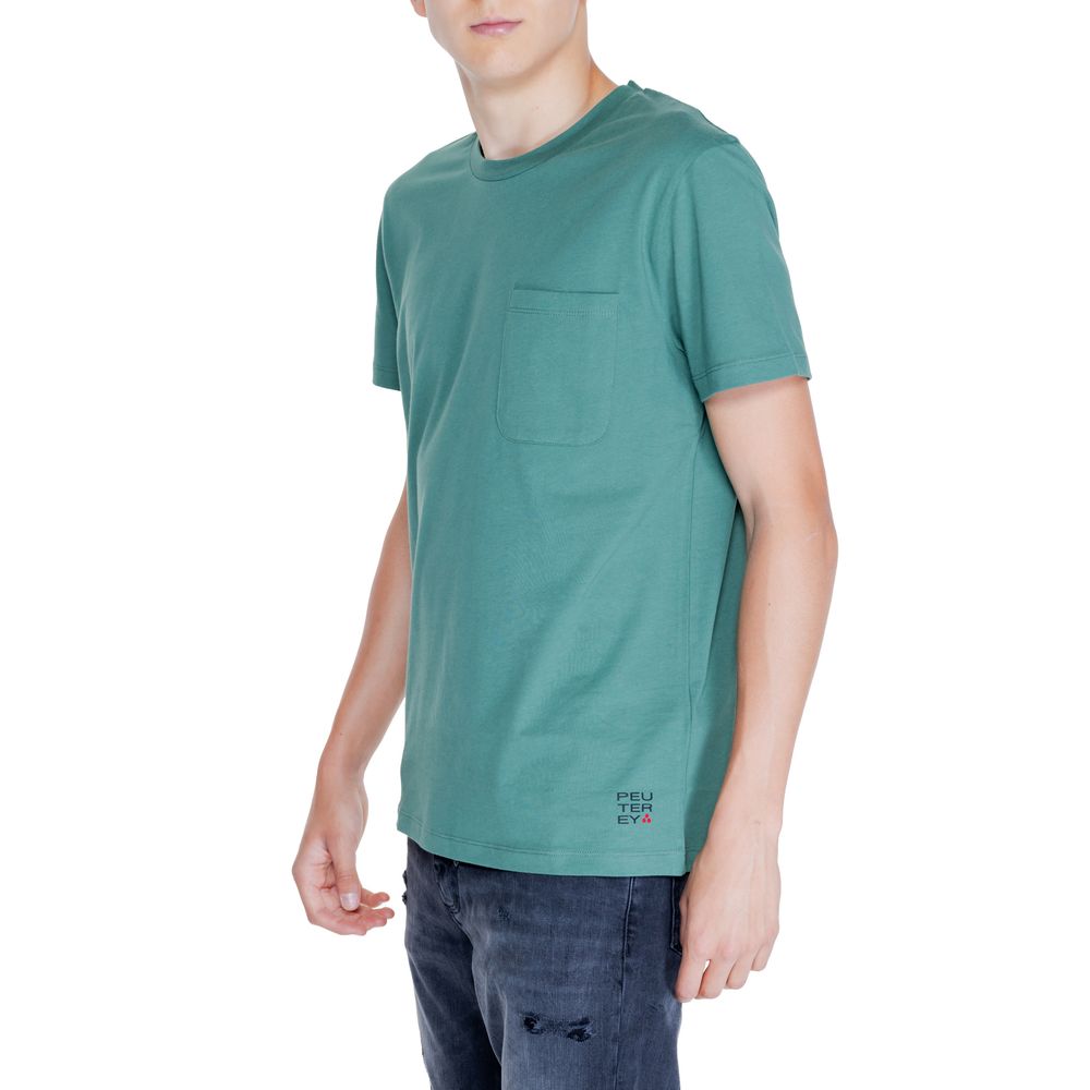 Peuterey Green Cotton T-Shirt