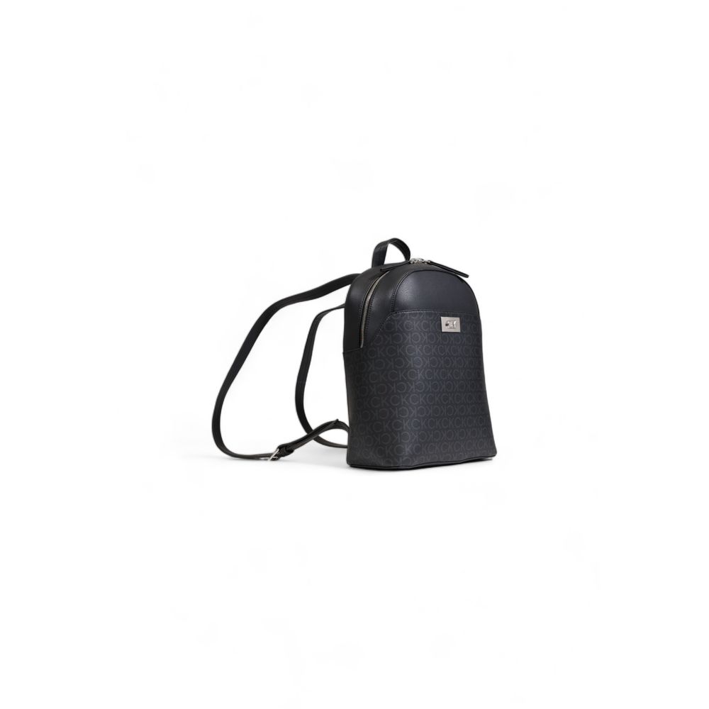 Calvin Klein Black Recycled Polyester Backpack