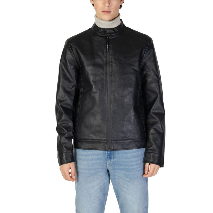 Gas Black Polyester Jacket