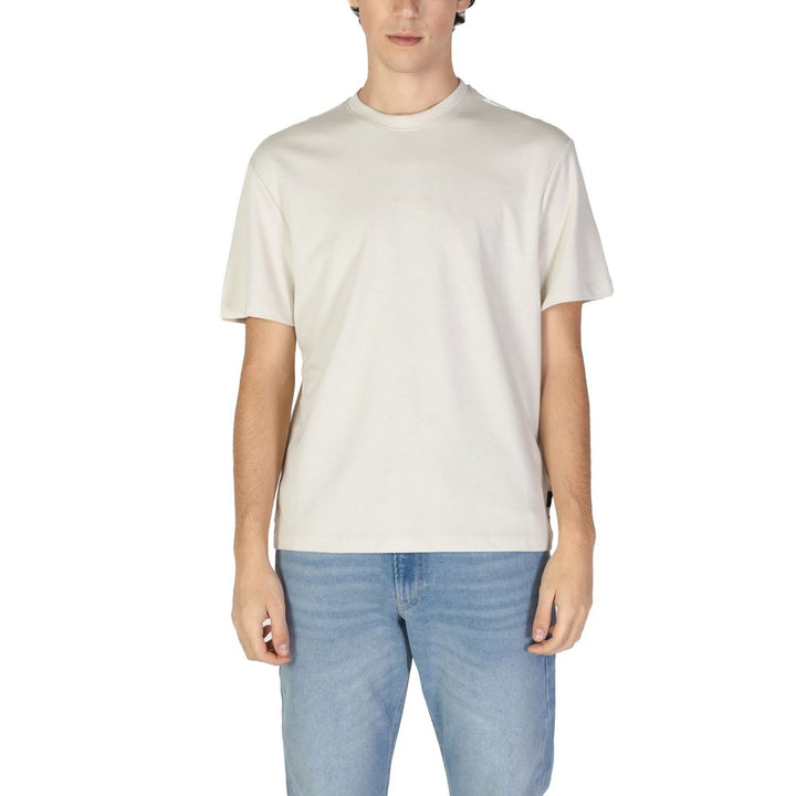 Gas Cream Polyester T-Shirt