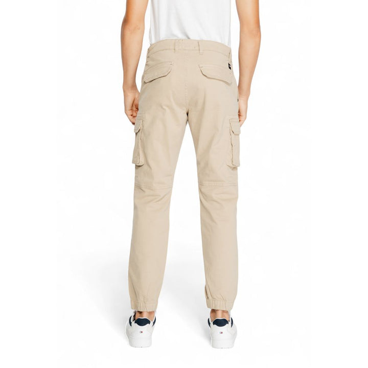 Gas Beige Cotton Jeans & Pant