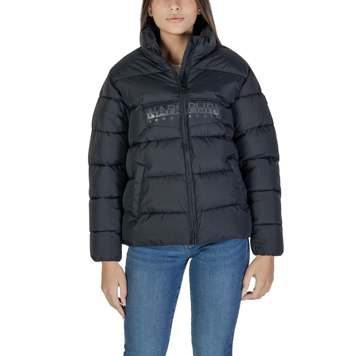 Napapijri Black Polyester Jackets & Coat