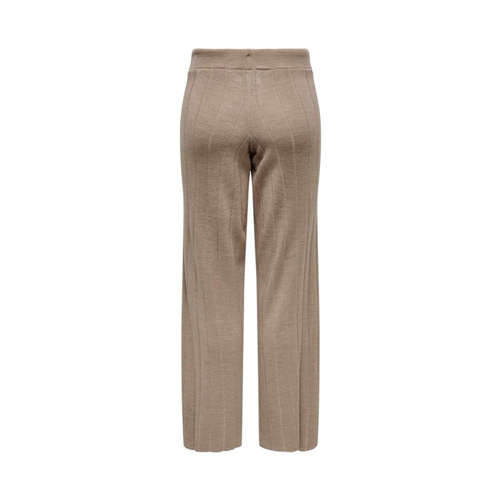 Only Beige Acrylic Jeans & Pant