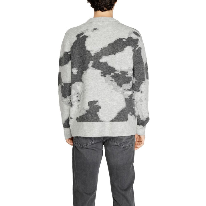 Jack Jones Gray Acrylic Sweater