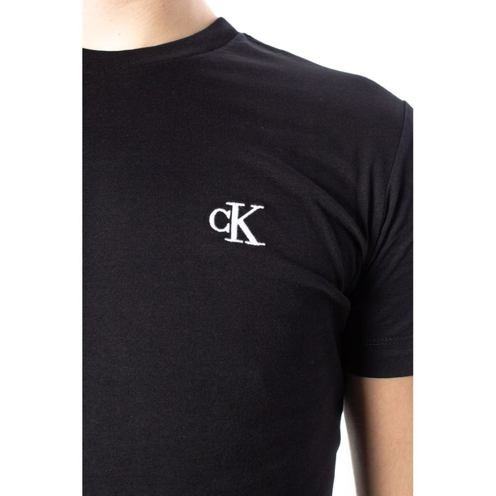 Calvin Klein Jeans Black Cotton T-Shirt