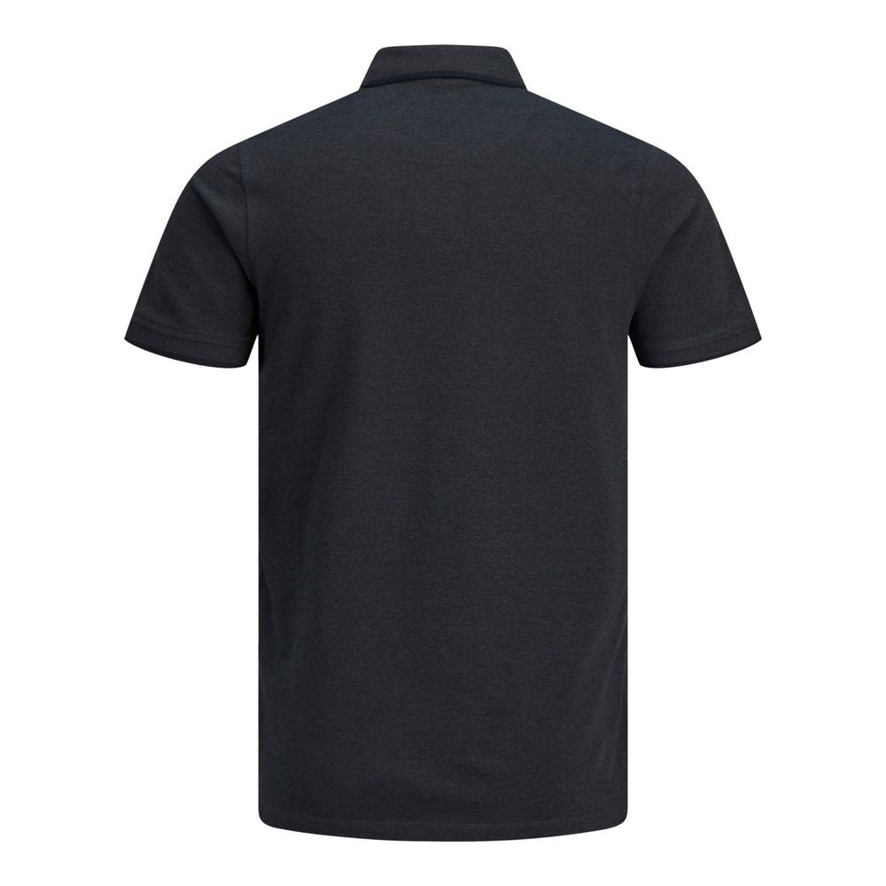 Jack Jones Gray Cotton Polo Shirt