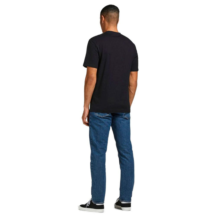 Jack Jones Black Cotton T-Shirt