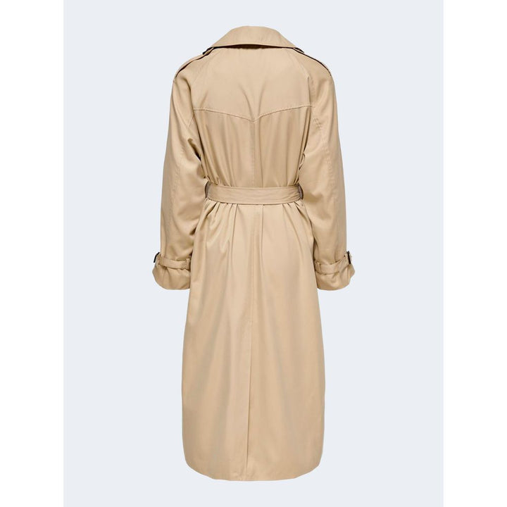 Only Beige Polyester Jackets & Coat