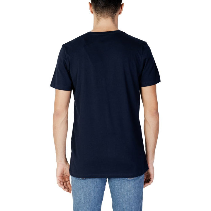 Jack Jones Blue Cotton T-Shirt