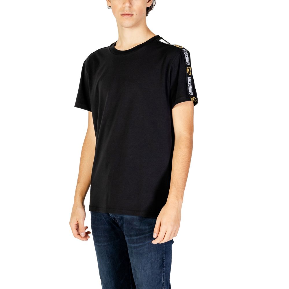 Moschino Black Cotton T-Shirt