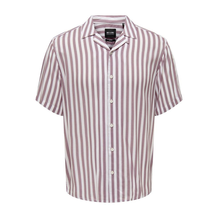 Only & Sons Purple Viscose Shirt