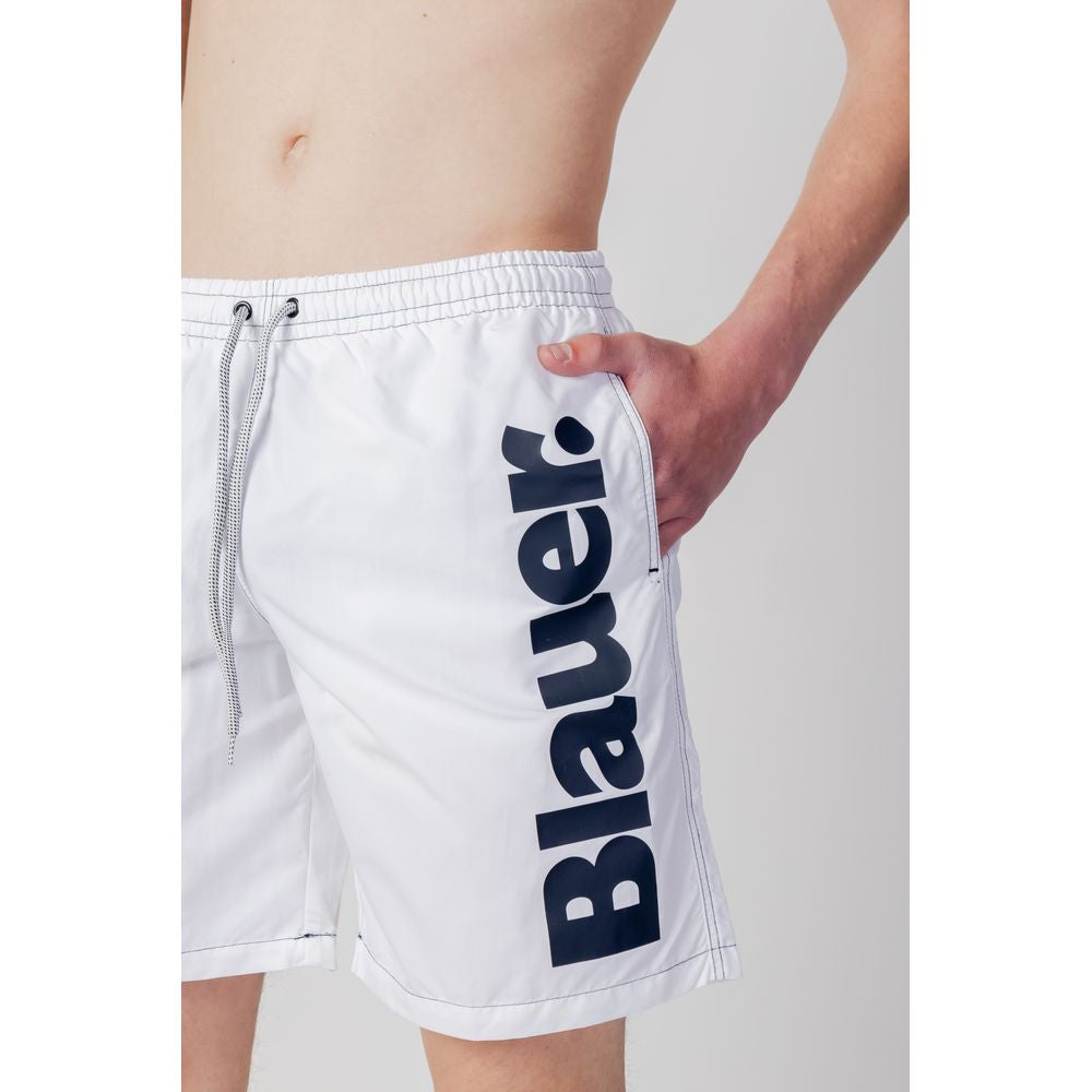 Blauer White Polyester Swimwear