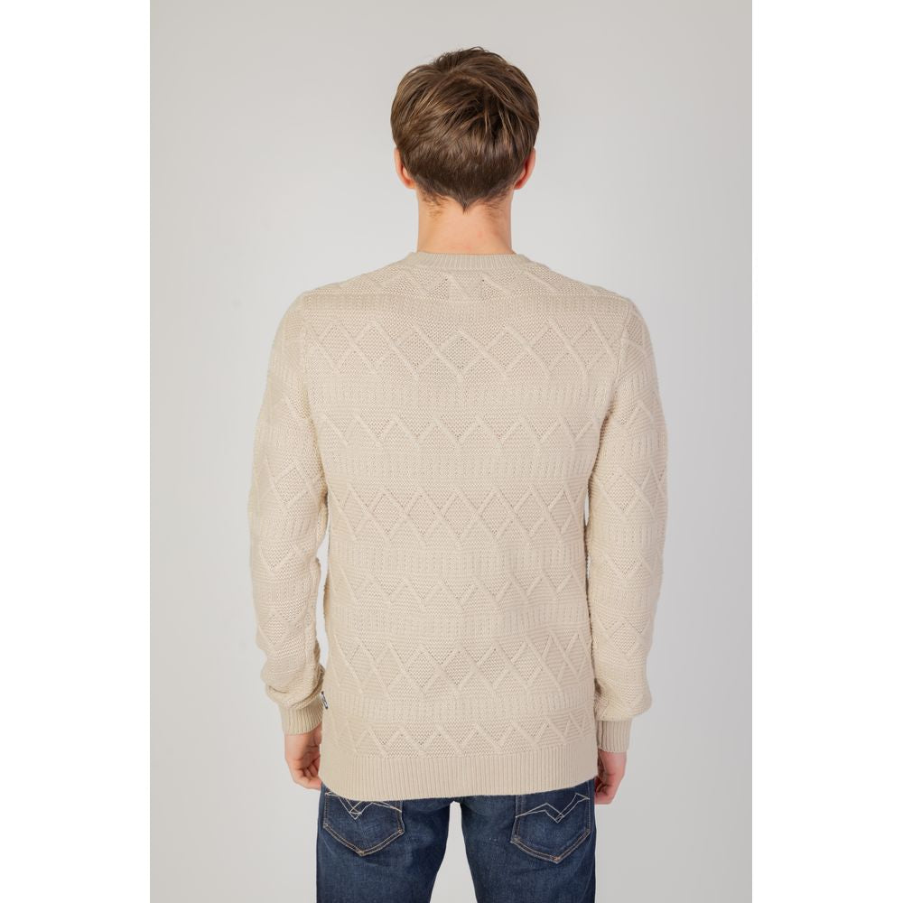 Only & Sons Beige Acrylic Sweater