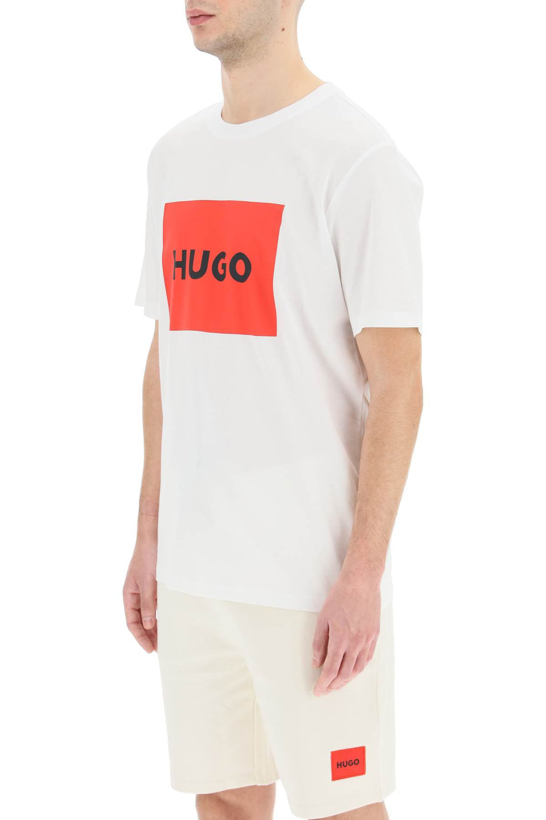 Hugo dulive t-shirt with logo box