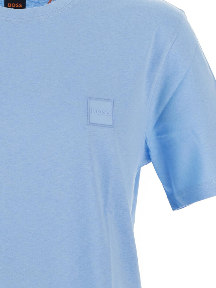 Boss Relaxed-Fit T-Shirt In Cotton Jersey With Logo Patch