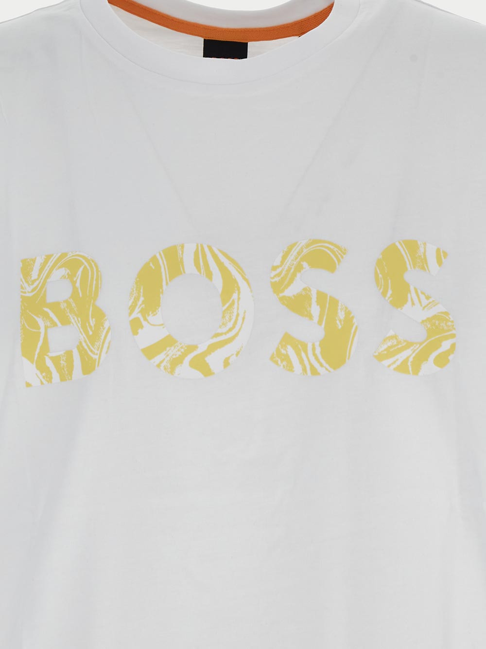 Boss Cotton-Jersey T-Shirt With Logo Print