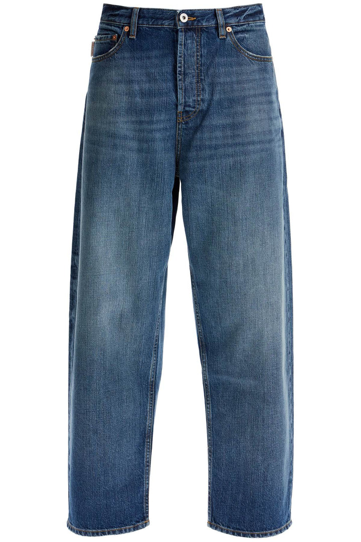 Valentino Garavani wide-legged cropped jeans with a relaxed