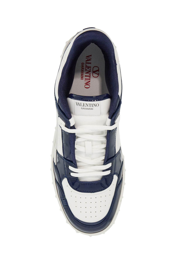 Valentino Garavani patent leather freedots low-top sneakers