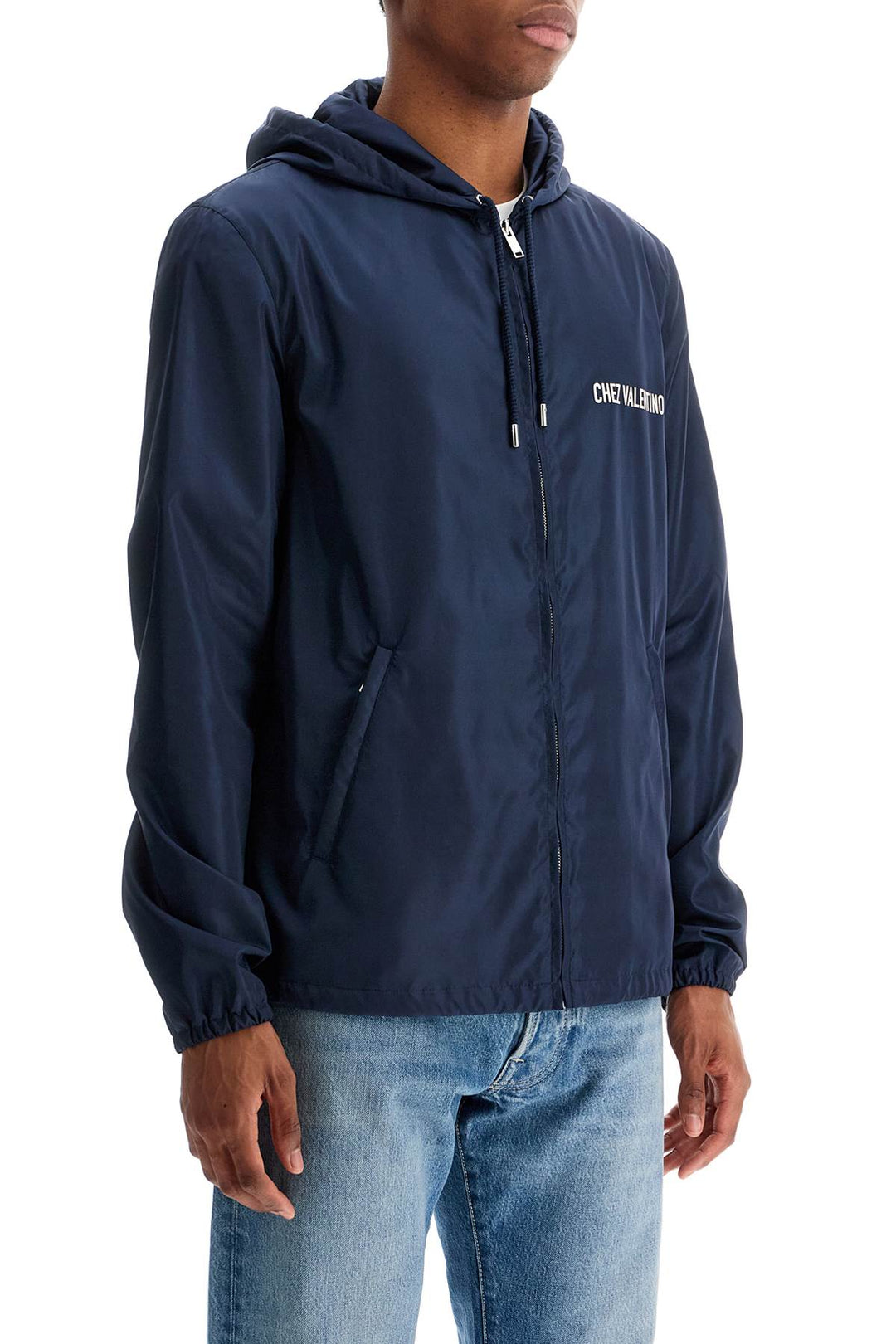 Valentino Garavani windbreaker jacket with hood from valentino's