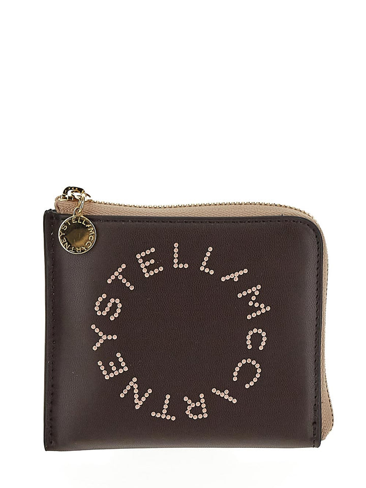 Stella Mccartney Logo Zip Cardholder