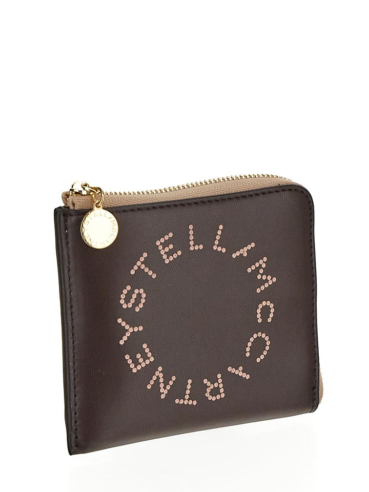 Stella Mccartney Logo Zip Cardholder