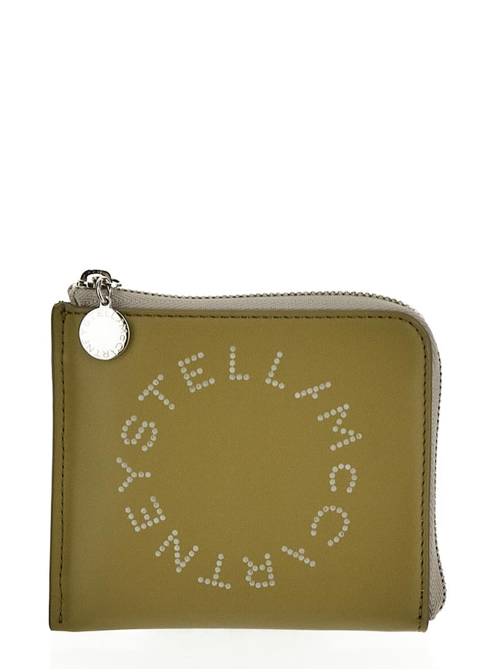 Stella Mccartney Logo Zip Cardholder