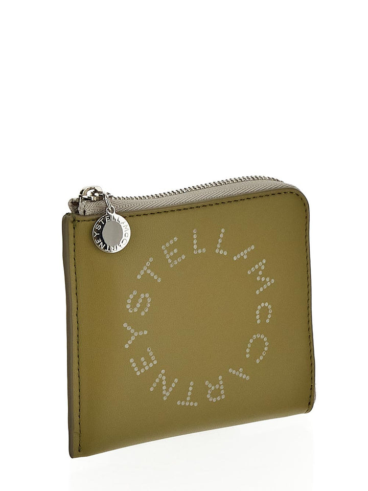 Stella Mccartney Logo Zip Cardholder