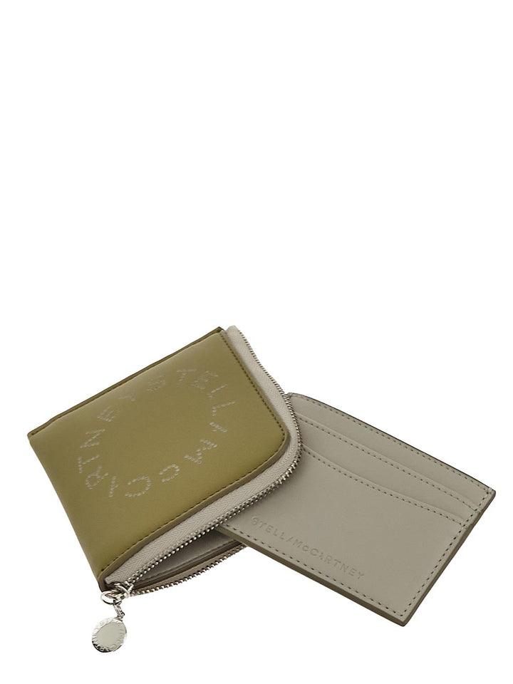 Stella Mccartney Logo Zip Cardholder