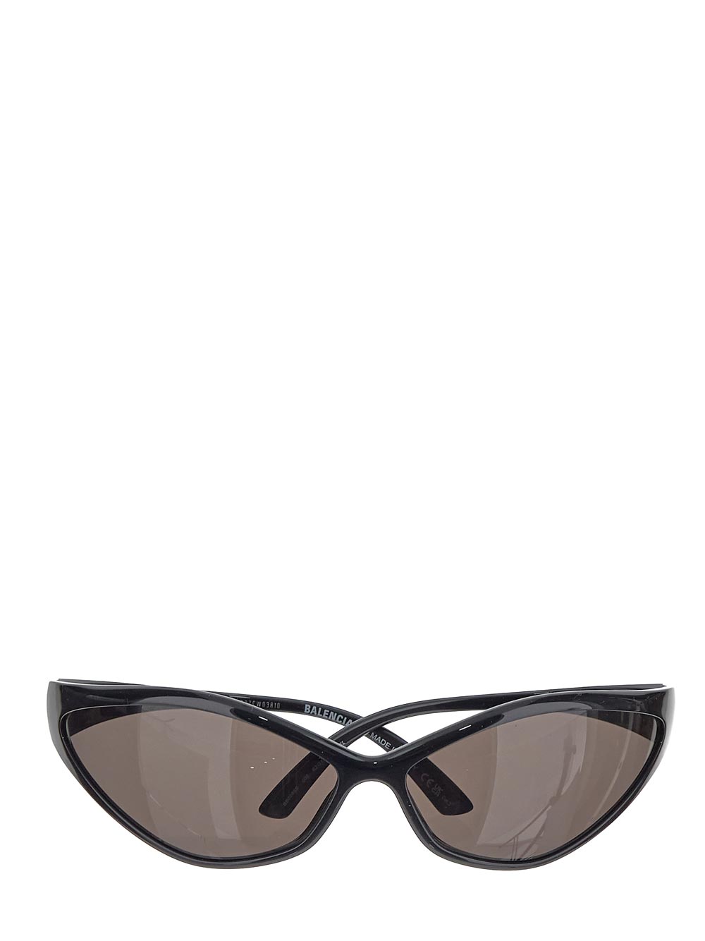 Balenciaga 90s Oval Sunglasses in Black