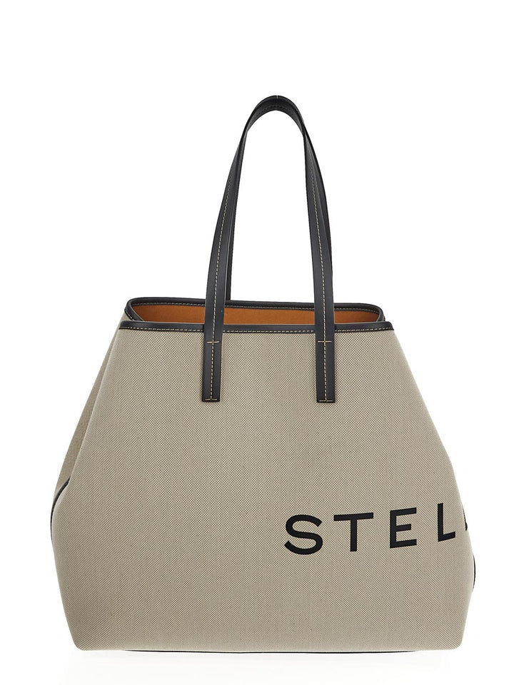 Stella Mccartney Logo-Print Detachable-Purse Bag