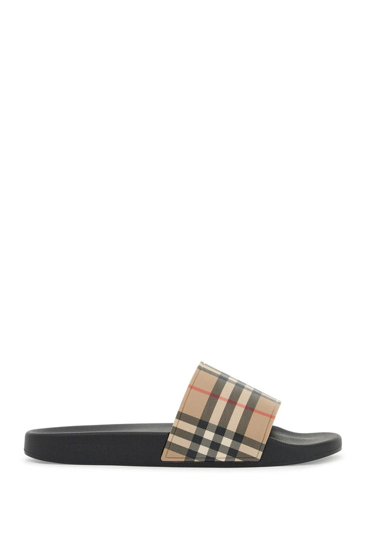 Burberry tartan slides