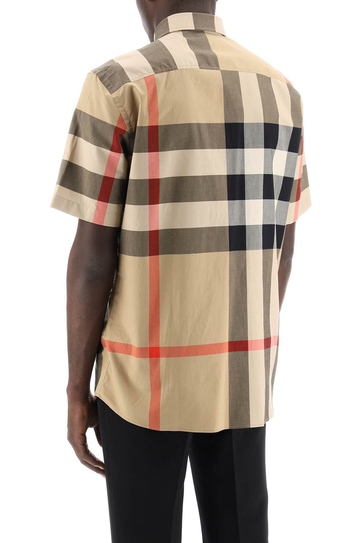 Burberry short sleeve summerton shirt