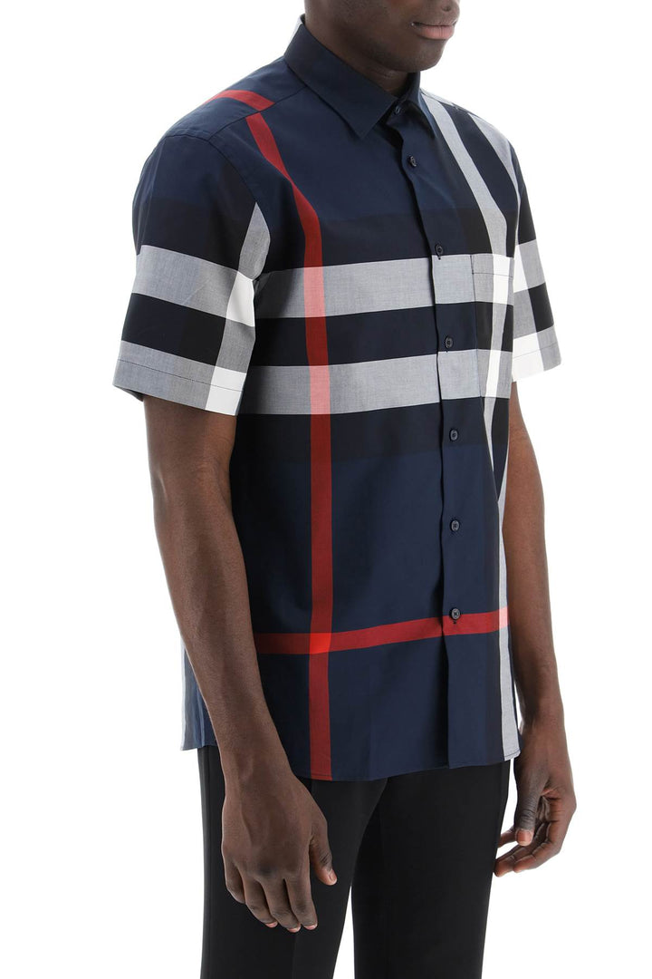 Burberry short sleeve summerton shirt